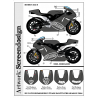 DUCATI GP3 Dantin Test Decals