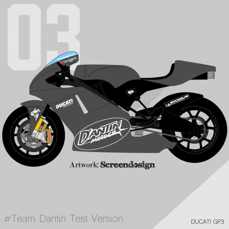 DUCATI GP3 Dantin Test Decals