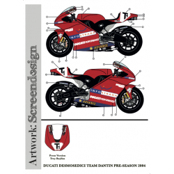 DUCATI GP3 Factory Press Version Decals