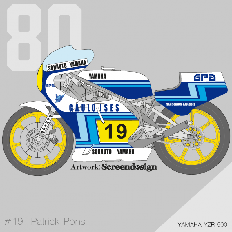 YAMAHA YZR 500 1980 Sonauto