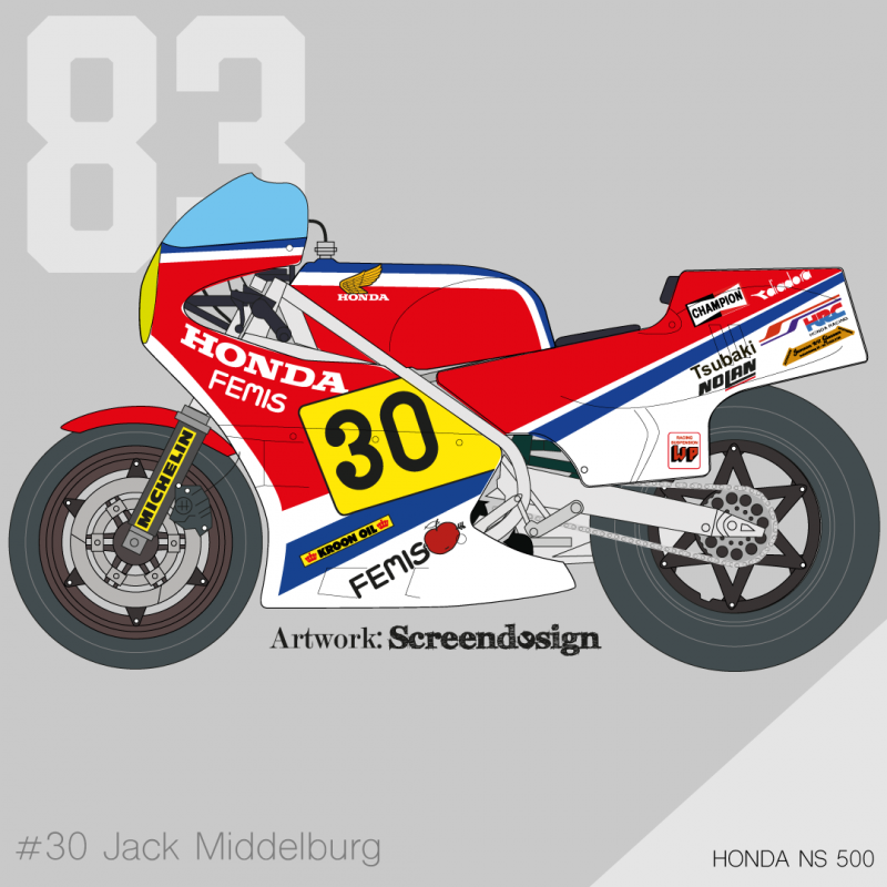 Honda RS 500 1983 Jack Middelburg