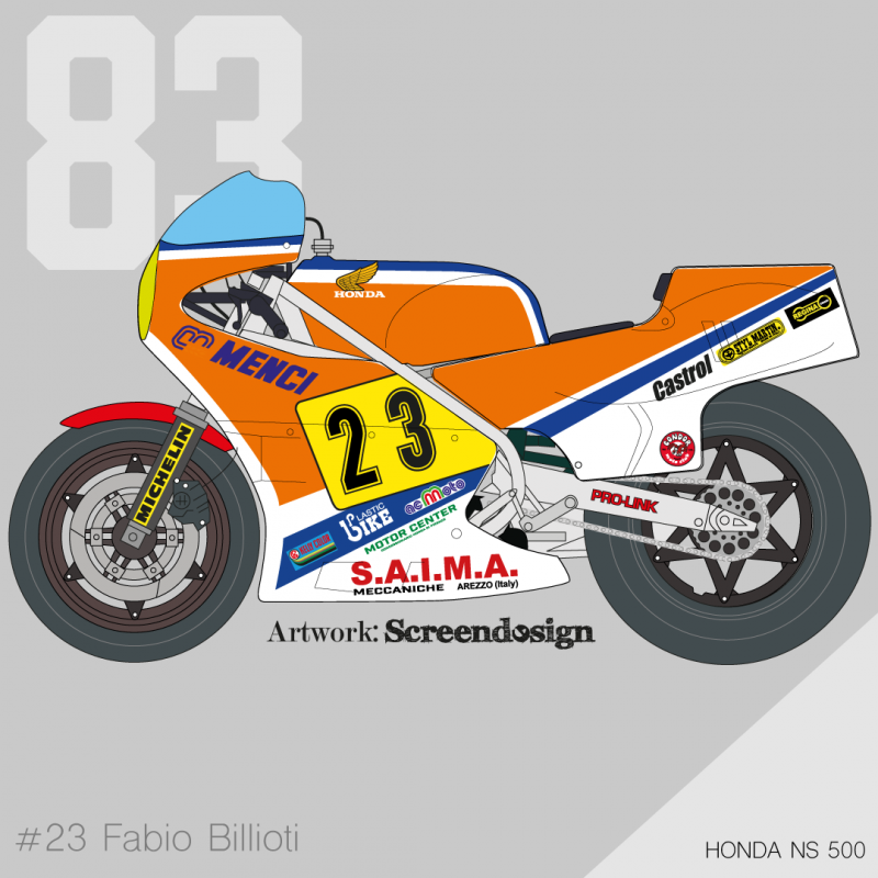 Honda RS 500 1983 Fabio Billioti