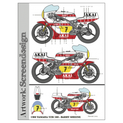YAMAHA YZR 500 1980 FREDDIE SPENCER & BARRY SHEENE