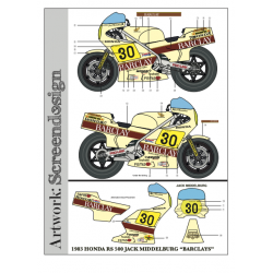 1983 Honda RS 500 "BARCLAY" Jack Middelburg