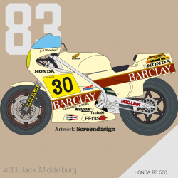 1983 Honda RS 500 "BARCLAY"...