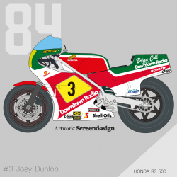 Honda RS 500 1984 Joey Dunlop (version1)