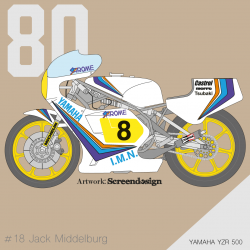 1980 Yamaha YZR 500 - Jack Middelburg