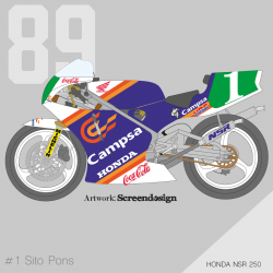 HONDA NSR 250 1990 Sito...