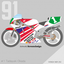 HONDA NSR 250 1991 T. Okada
