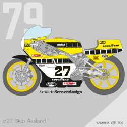 YAMAHA YZR 750 1979 SKIP...