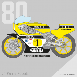 YAMAHA YZR 500 1980 KENNY...