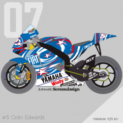 YAMAHA YZR-M1 2007 COLIN...