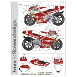 HONDA NSR 500 1995-96 ALBERTO PUIG and CARLOS CHECA